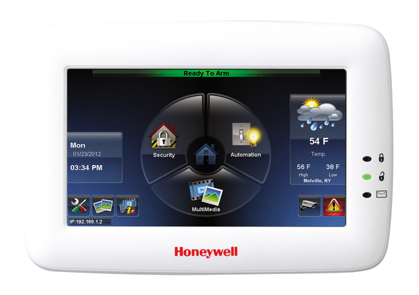 honeywell tuxedo touch wifi talking color graphic touchscreen alarm keypad
